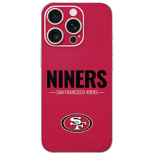 NFL San Francisco 49ers Team Motto iPhone 16 Pro Skin